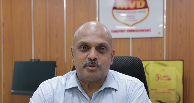 ശ്രീ​​​ജി​​​ത്തി​​​നെ  ഗ​​​താ​​​ഗ​​​ത ക​​​മ്മീ​​​ഷ​​​ണ​​​ർ സ്ഥാ​​​ന​​​ത്തുനി​​​ന്നു മാ​​​റ്റി