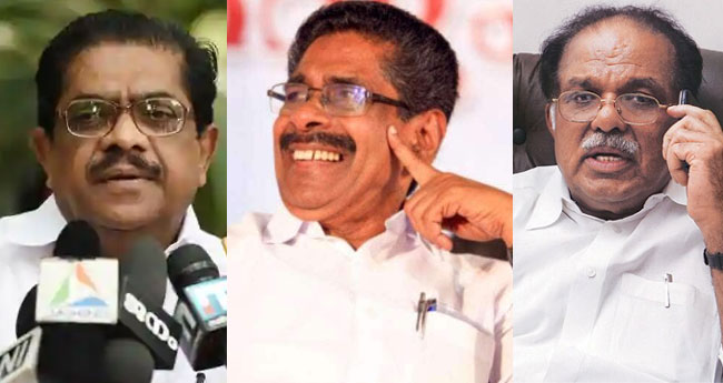 മ​ത്സ​രി​ക്കാ​നി​ല്ലെ​ന്നു മു​ല്ല​പ്പ​ള്ളി​യും പി.​ജെ. കു​ര്യ​നും സു​ധീ​ര​നും