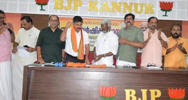 മു​ൻ ഡി​വൈ​എ​സ്പി പി. ​സു​കു​മാ​ര​ൻ ബി​ജെ​പി​യി​ൽ