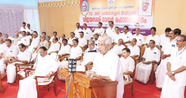 വിശ്വാസകാര്യത്തില്‍ മാത്രം സര്‍ക്കാരിനോട്  ശരിദൂരം: ജി. സുകുമാരന്‍ നായര്‍
