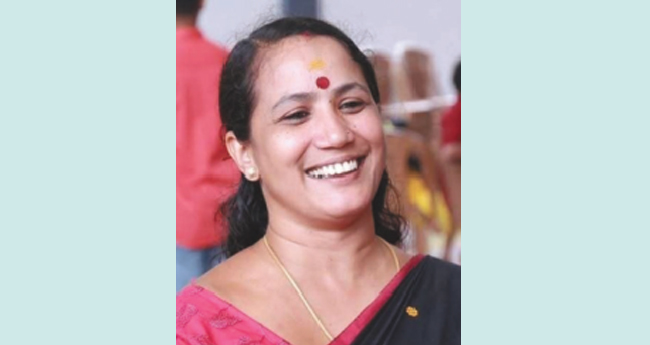 ച​രി​ത്ര​ത്തി​ൽ ആ​ദ്യം: സു​മ​ല​ത മോ​ഹ​ൻ​ദാസ്  സിപി​ഐ പാ​ല​ക്കാ​ട് ജി​ല്ലാ സെ​ക്ര​ട്ട​റി