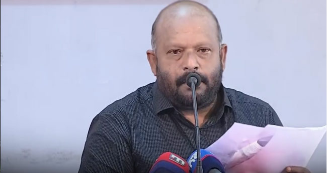 സു​നി​ൽ​കു​മാ​ർ സ​ത്യ​വാ​ങ്മൂ​ലം ന​ൽ​ക​ണ​മെ​ന്ന് തെ​ര​ഞ്ഞെ​ടു​പ്പ് ഓ​ഫീ​സ​ർ