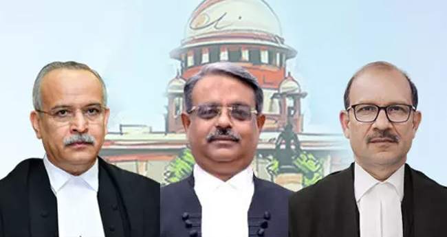 സുപ്രീംകോടതിയിൽ മൂന്ന് ജഡ്ജിമാർ സത്യപ്രതിജ്ഞ ചെയ്തു