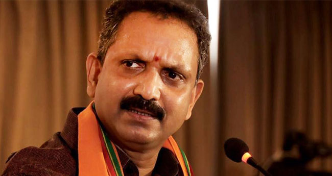 ക​ള്ള​പ്പ​ണ​ക്കാ​രെ സം​ര​ക്ഷി​ക്കാ​ൻ  സ​ർ​ക്കാ​ർ ശ്ര​മി​ക്കു​ന്നു: കെ.​ സു​രേ​ന്ദ്ര​ൻ