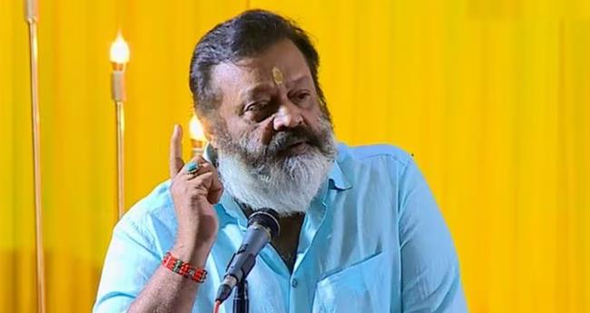 ആം​ബു​ല​ന്‍​സി​ല്‍ പൂ​ര​വേ​ദി​യി​ൽ എ​ത്തി​യ സം​ഭ​വം; സു​രേ​ഷ് ഗോ​പി​ക്കെ​തി​രേ കേ​സ്