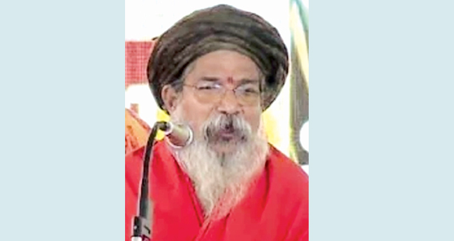 പന്തളത്തെ വിവാദ പ്രസംഗം: സ്വാമി ശാന്താനന്ദ മഹർഷിക്കെതിരേ കേസെടുത്തു