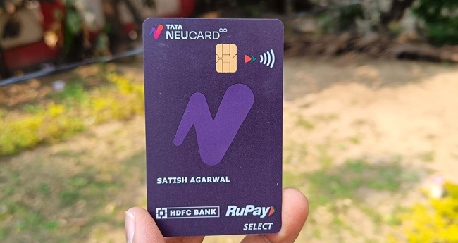 നാ​ഴി​ക​ക്ക​ല്ല് പി​ന്നി​ട്ട് ടാ​റ്റാ ന്യൂ ​എ​ച്ച്ഡി​എ​ഫ്സി  ബാ​ങ്ക് കാ​ർ​ഡ്