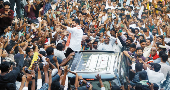 കോൺഗ്രസിന് ആശ്വാസമായി തെലുങ്കാന വിജയം