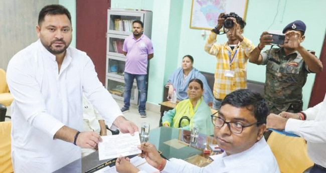 ബിഹാറിൽ ജെഡി-യു   57 സ്ഥാനാർഥികളെ പ്രഖ്യാപിച്ചു