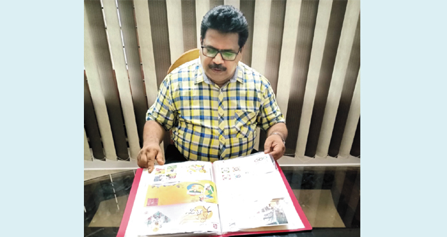 ടോ​​​ണി​​​ഷി​​​ന്‍റെ ശേ​​​ഖ​​​ര​​​ത്തി​​​ൽ 6000 ഒ​​​ളി​​​ന്പി​​​ക്സ് സ്റ്റാ​​​ന്പു​​​ക​​​ൾ