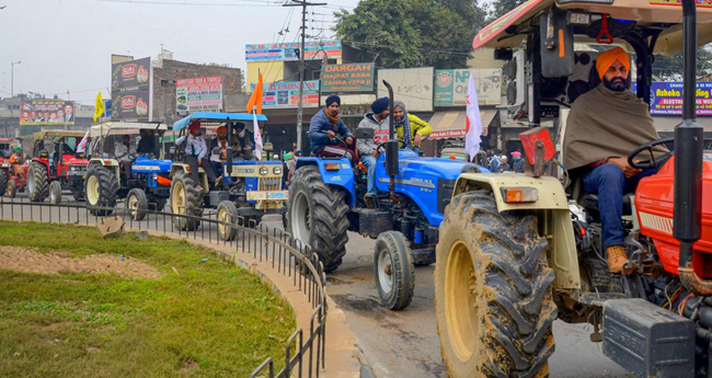 കർഷകരുടെ ട്രാക്‌ടർ റാലി ഇന്ന്