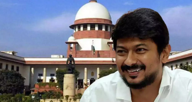 ഭരണഘടന ഉറപ്പുനൽകുന്ന അവകാശം തെറ്റായി വിനിയോഗിച്ചു;  ഉദയനിധി സ്റ്റാലിനെതിരേ സുപ്രീംകോടതി