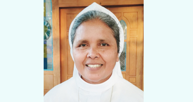 സിസ്റ്റർ എൽസി വടക്കേമുറി എംഎസ്എംഐ സുപ്പീരിയർ ജനറൽ