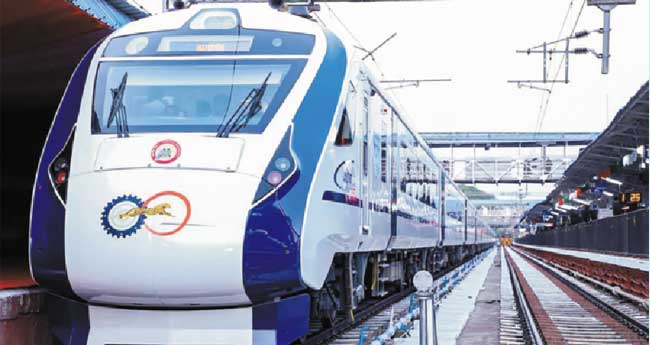 മൂ​ന്ന് വ​ർ​ഷ​ത്തി​നു​ള്ളി​ൽ 400 വന്ദേഭാരത് ട്രെയി​നു​ക​ൾ