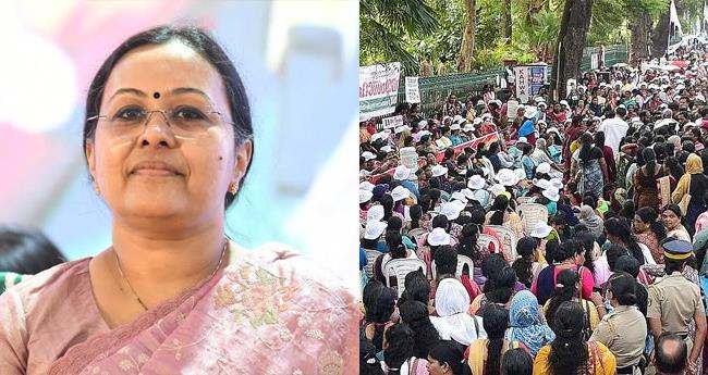 ആ​ശാ സ​മ​രം; വീ​ണാ ജോ​ര്‍​ജ് ഇ​ന്ന് ഡ​ല്‍​ഹി​ക്ക്, കേ​ന്ദ്ര ആ​രോ​ഗ്യമ​ന്ത്രി​യെ കാ​ണും