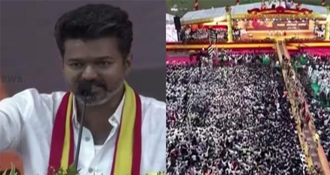 ദ്രാ​വി​ഡ മോ​ഡ​ൽ പ​റ​ഞ്ഞ് ഡി​എം​കെ പ​റ്റി​ക്കു​ന്നു; ത​മി​ഴ്നാ​ടി​നെ ഇ​ള​ക്കി മ​റി​ച്ച് "ഇ​ള​യ ദ​ള​പ​തി'