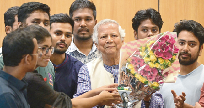 ബംഗ്ലാദേശിനു രണ്ടാം സ്വാതന്ത്ര്യം; ക്രമസമാധാനം വീണ്ടെടുക്കും: യൂനുസ്