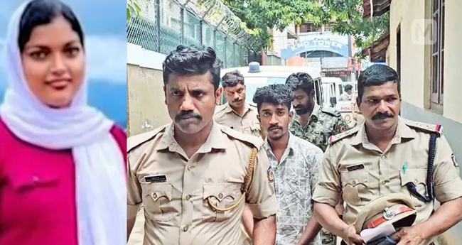 യു​വ​തി​യെ  കൊ​ല​പ്പെ​ടു​ത്തി​യ  കേ​സി​ല്‍  തെ​ളി​വെ​ടു​ത്തു