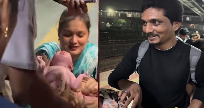 Courage on the Rails: Passenger Guided by Video Call Delivers Baby on Mumbai Train