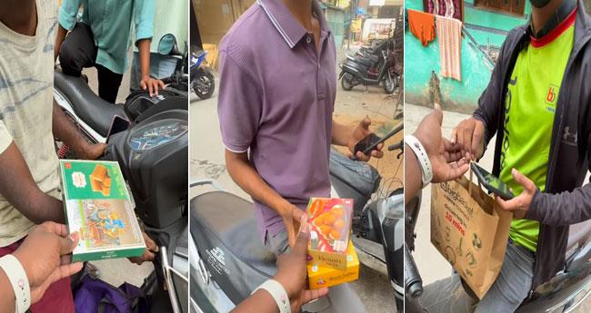 Diwali Delight: Viral Act of Kindness Gives Delivery Partners the Sweetest Surprise