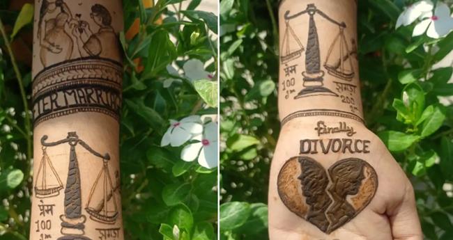 a divorced womens mehandi