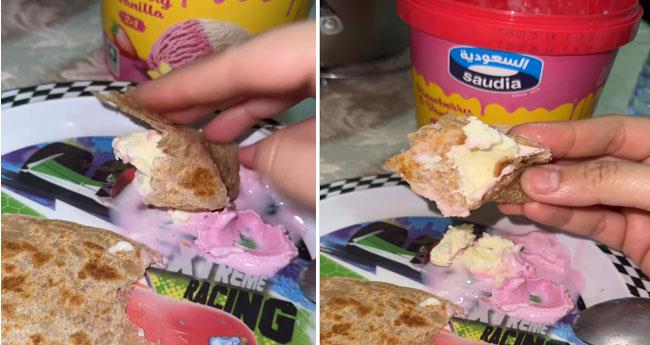 Is Roti the Next Dessert Topping? Viral Video of Atta Flatbread with Ice Cream Divides Foodies