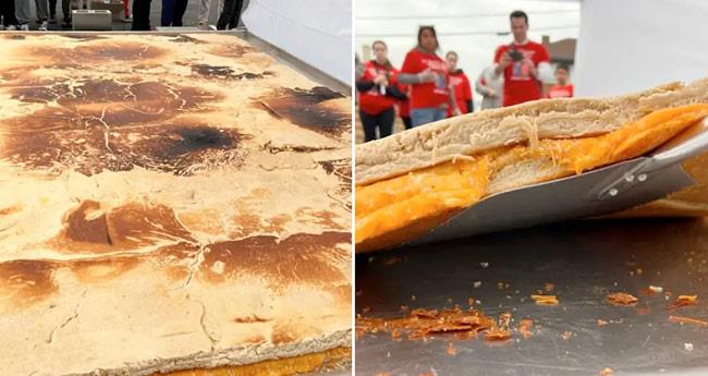 largest grilled cheese sandwich