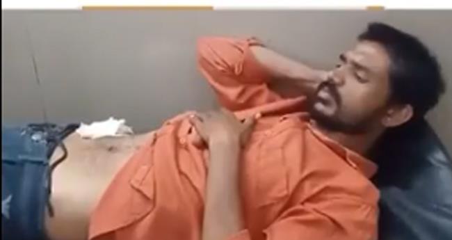 man operate stomach