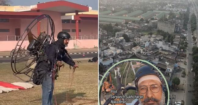 Sarpanch Takes to the Skies: This Punjab Village Head is an Internet Sensation for His Daredevil Paragliding Stunts
