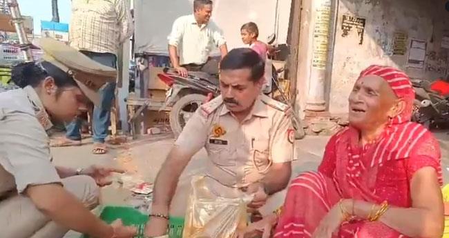 Beyond Duty: Officers Simple Act Brightens Diwali for Struggling Vendor