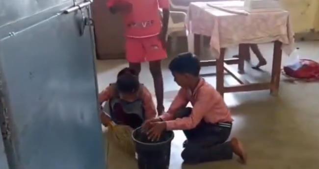 Tragic Lesson: Viral Video Shows MP Schoolchildren Mopping Floors While Teacher is Caught Napping