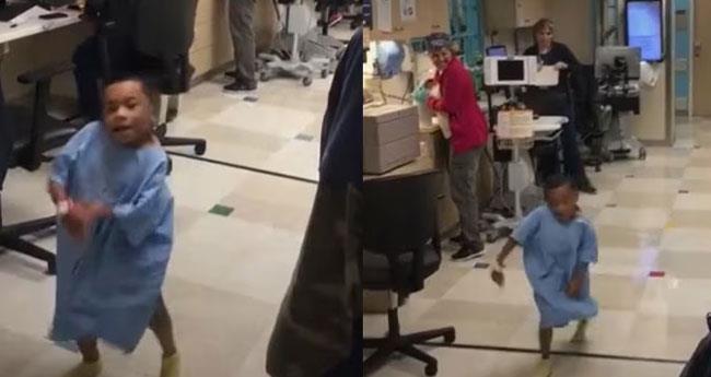 Boy’s Inspiring Dance Before Surgery In Hospital Room Leaves Netizens In Awe