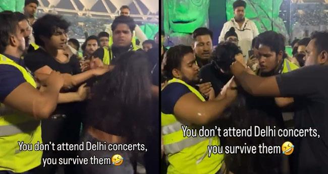 Viral Shame: Violence Mars Travis Scotts First India Show as Attendees Clash in the Middle of the Crowd