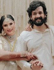അ​ഖി​ൽ അ​ക്കി​നേ​നി വി​വാ​ഹി​ത​നാ​യി; വ​ധു ചി​ത്ര​കാ​രി സൈ​ന​ബ്
