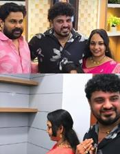 ബി​ബി​ൻ ജോ​ർ​ജി​ന്‍റെ ഗൃ​ഹ​പ്ര​വേ​ശം ആ​ഘോ​ഷ​മാ​ക്കി ദി​ലീ​പും പി​ഷാ​ര​ടി​യും