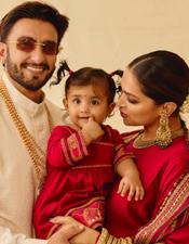 ദു​വ​യു​ടെ മു​ഖം ആ​ദ്യ​മാ​യി കാ​ണി​ച്ച് ര​ൺ​വീ​റും ദീ​പി​ക​യും