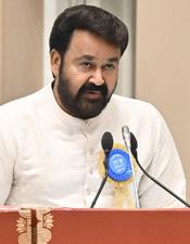 സി​നി​മ എ​ന്‍റെ ആ​ത്മാ​വി​ന്‍റെ സ്പ​ന്ദ​നം: മ​റു​പ​ടി പ്ര​സം​ഗ​ത്തി​ൽ മോ​ഹ​ൻ​ലാ​ൽ