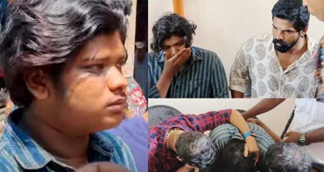 അ​ച്ഛ​നെ ക​ണ്ട് ക​ര​ച്ചി​ല​ട​ക്കാ​നാ​കാ​തെ മ​ക​ൻ രാ​ഹു​ൽ; നൊ​ന്പ​ര​പ്പെ​ടു​ത്തു​ന്ന നി​മി​ഷ​ങ്ങ​ൾ; വീ​ഡി​യോ