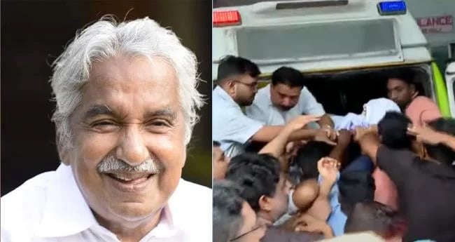 ഉ​മ്മ​ന്‍ ചാ​ണ്ടി​യു​ടെ മൃ​ത​ദേ​ഹം മുൻ മന്ത്രി ടി.ജോണിന്‍റെ വസതിയിൽ; ഒ​രു നോ​ക്ക് കാ​ണാ​ന്‍ ആ​യി​ര​ങ്ങ​ള്‍