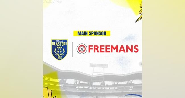 കേ​ര​ള ബ്ലാ​സ്റ്റേ​ഴ്‌​സി​ന്‍റെ മുഖ്യ സ്‌​പോ​ണ്‍​സ​റാ​യി ഫ്രീ​മാ​ന്‍​സ് മെ​ഷ​റിം​ഗ് ടൂ​ള്‍​സ്