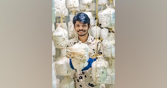 സ്വന്തം ബ്രാൻഡിൽ അഭിനവിന്‍റെ കൂൺ