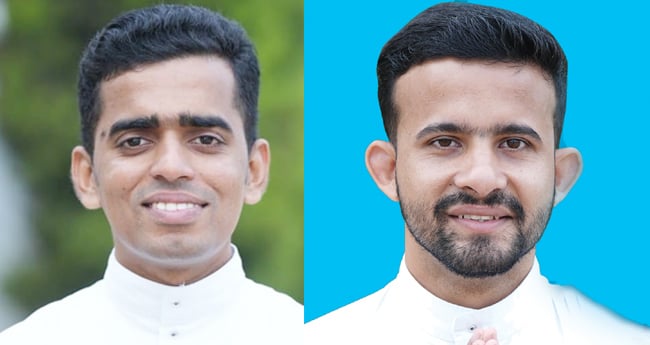 മെ​ൽ​വി​ൻ ചൊവ്വല്ലൂർ, ‌​റെ​ൽ​ഹി​ൻ കള്ളിക്കാടൻ തി​രു​പ്പ​ട്ടം സ്വീ​ക​രി​ച്ചു