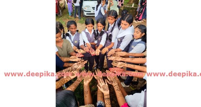 മെ​ഹ​ന്തി ഫെ​സ്റ്റ് ന​ട​ത്തി