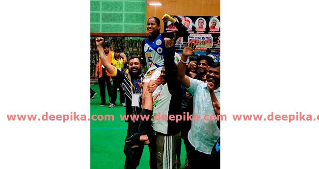 മു​യ്താ​യ് ഗെ​യിം​സി​ലും  സു​വ​ർ​ണ നേ​ട്ട​വു​മാ​യി ല​ക്ഷ്മി ന​ന്ദ