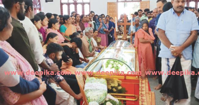 അമ്മ എ​ത്തി, മ​ക​ൻ ഷൈ​ജു​വി​ന്‍റെ  മൃ​ത​ദേ​ഹം സം​സ്ക​രി​ച്ചു