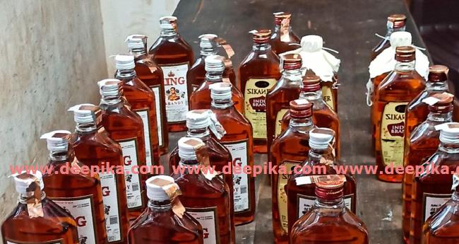 ഉ​പേ​ക്ഷി​ക്ക​പ്പെ​ട്ട നി​ല​യി​ൽ മാ​ഹി​മ​ദ്യം പി​ടി​കൂ​ടി