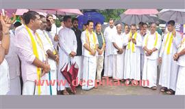 അ​വ​കാ​ശ​സം​ര​ക്ഷ​ണ യാ​ത്ര​യ്ക്ക്‌  മു​ണ്ട​ക്ക​യ​ത്ത് ഉജ്വല സ്വീ​ക​ര​ണം