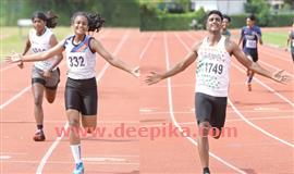 ജി​ല്ലാ സ്‌​കൂ​ള്‍ അ​ത്‌​ല​റ്റി​ക് മീ​റ്റ്: ട്രാ​ക്കി​ൽ റി​ക്കാ​ർ​ഡ് വ​ര​ൾ​ച്ച