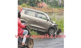 കാ​റും ടാ​ങ്ക​ര്‍ ലോ​റി​യും  കൂ​ട്ടി​യി​ടി​ച്ചു; ഒ​രാ​ള്‍​ക്ക് പ​രി​ക്ക്