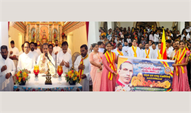 കോ​ട്ട​യം അ​തി​രൂ​പ​ത ചെ​റു​പു​ഷ്പ മി​ഷ​ന്‍​ലീ​ഗി​ന്‍റെ ആ​ഭി​മു​ഖ്യ​ത്തി​ല്‍ ധ​ന്യ​ന്‍ മാ​ര്‍ മാ​ത്യു മാ​ക്കി​ല്‍ തീ​ര്‍​ഥാ​ട​ന പ​ദ​യാ​ത്ര ന​ട​ത്തി